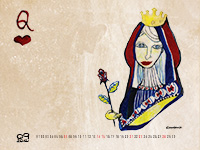 2014年9月emisenseカレンダー壁紙