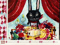 2014年3月emisenseカレンダー壁紙